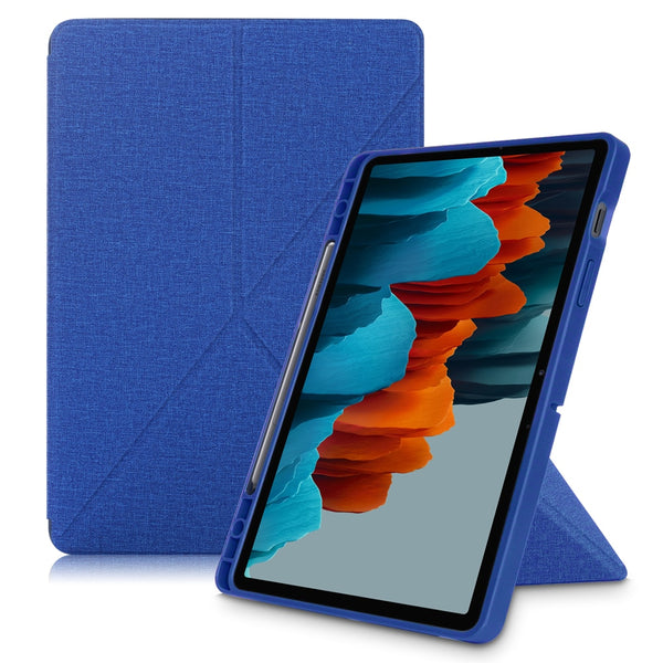 New Ultra Slim Multi-Fold Smart Cover Case With Kickstand For Samsung Galaxy Tab S7 S8 Plus Series