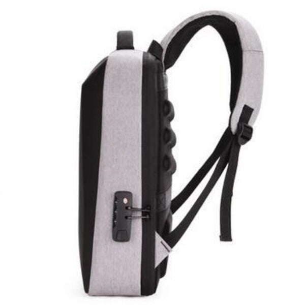 New Smart Lightweight Hard Shell Water Repellent Antitheft Backpack Laptop Bag With USB Port