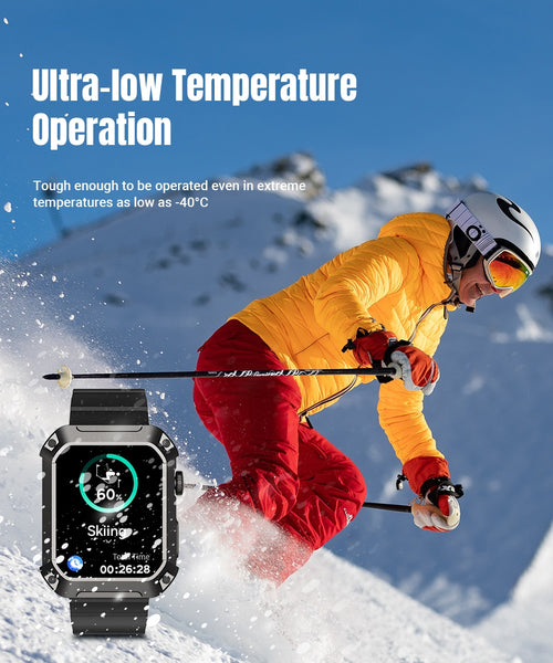 New Rugged Outdoor Fitness Tracker Professional Sport Smart Watch For Android IOS