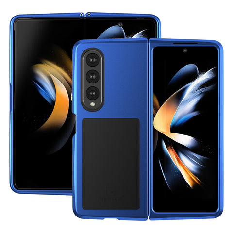 New Heavy Duty Protective Foldable Metal Detailed Case For Samsung Galaxy Z Fold 4 Series