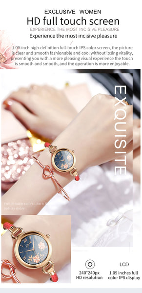 New Super Thin Multifunctional Fitness Tracker Sport Women's Smart Watch Bracelet For Android IOS