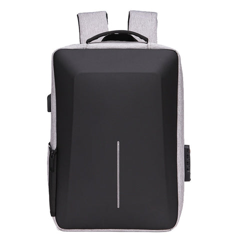 New Smart Lightweight Hard Shell Water Repellent Antitheft Backpack Laptop Bag With USB Port