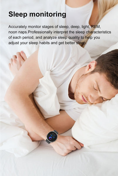 New IP68 Water-Resistant Fitness Tracker Bluetooth Sports Smart Watch For Android IOS