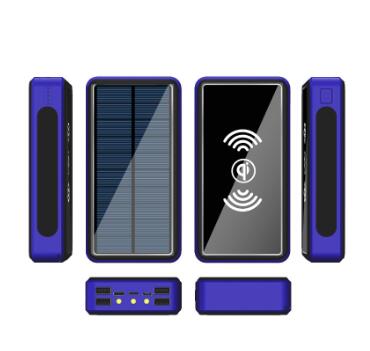 New High Capacity 80000mAh Wireless Portable Power Bank External Battery With Fast Charging LED Light For Travel Camping
