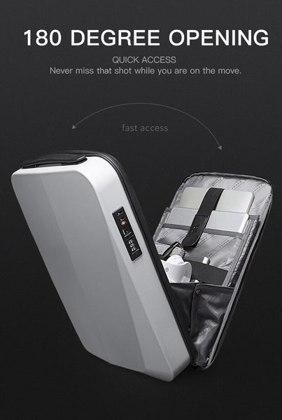 New 15.6 Inch Ultra Slim Hard Shell Anti-Theft Backpack Business Travel Laptop Bag With USB Port