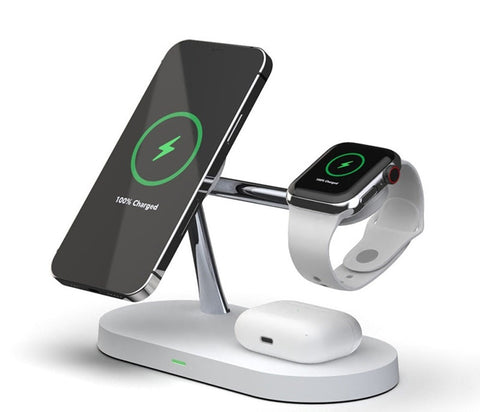 New 3-in-1 Fast Charging Wireless QI Charger Station For iPhones Apple Watch Airpods