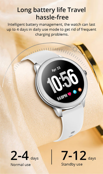 New Multisport Women's Fitness Tracker Lightweight Smart Watch For Android IOS