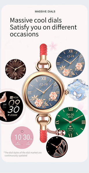 New Super Thin Multifunctional Fitness Tracker Sport Women's Smart Watch Bracelet For Android IOS