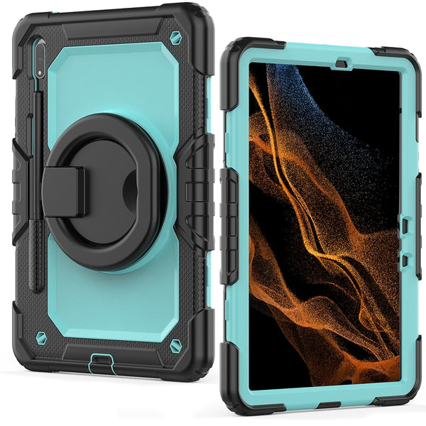 New Super Compact Flexible Case With Kickstand Shoulder Strap For Samsung Galaxy Tab S7 S8 Series