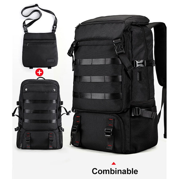 New Large Capacity Multifunctional Mountaineering Hiking Laptop Backpack With USB Port Shoe Compartment