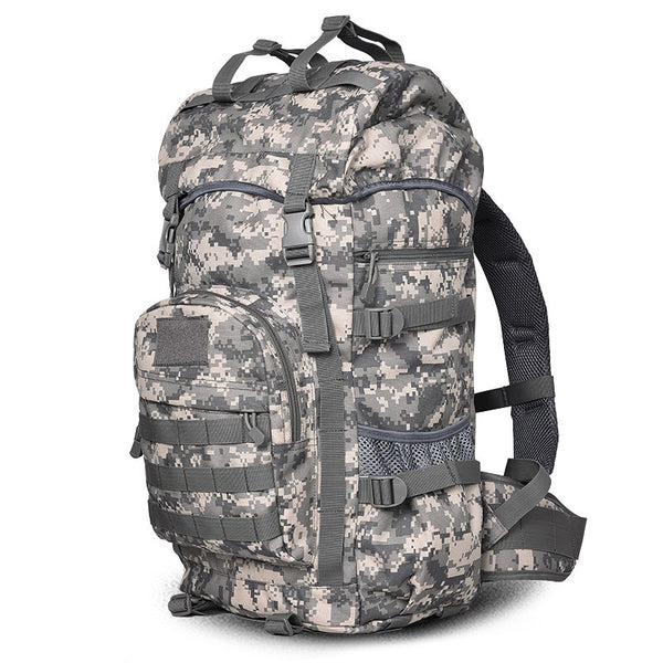 New Large Capacity Water Repellent Military-Styled Mountaineer Backpack For Hiking Camping Travel