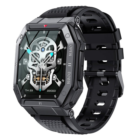 New Military-Styled Outdoor Rugged Bluetooth Sports Fitness Tracker Smartwatch For Android IOS