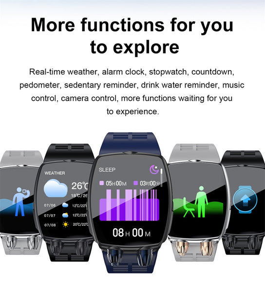 New IP68 Water-Resistant Outdoors Sport Fitness Tracker Smartwatch With Large 1.8 Inch HD Display