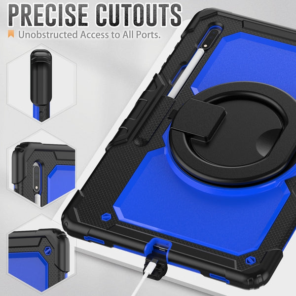 New Super Compact Flexible Case With Kickstand Shoulder Strap For Samsung Galaxy Tab S7 S8 Series