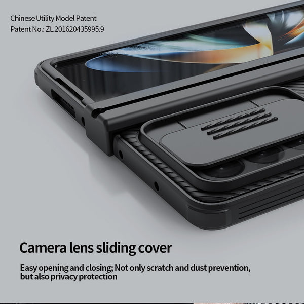 New Super Slim Protective Compact Case Bumper With Camera Slide Cover For Galaxy Z Fold 4 Series