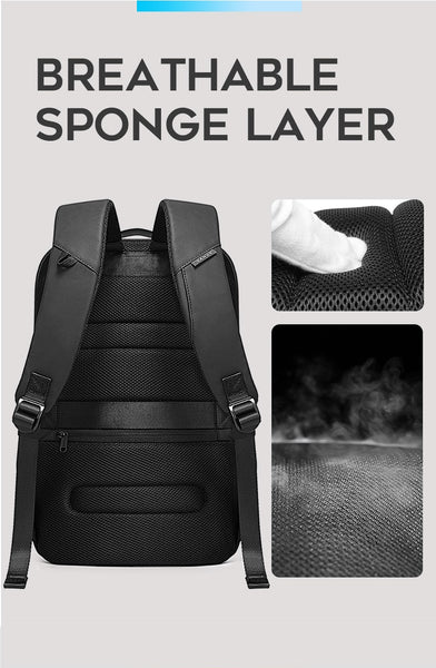 New Large Capacity 15.6 Inch Urban Laptop Bag Travel Backpack With USB Port