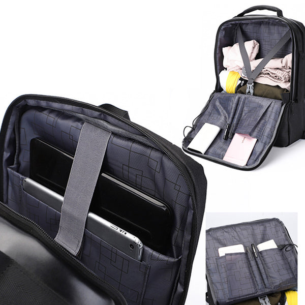 New 15.6 Inch Water-Repellent Large Capacity Oxford Laptop Backpack With USB Port For Travel School Business