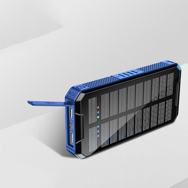 New High Capacity 80000mAh Outdoor Travel Solar Power Bank External Charger With LED Flashlight