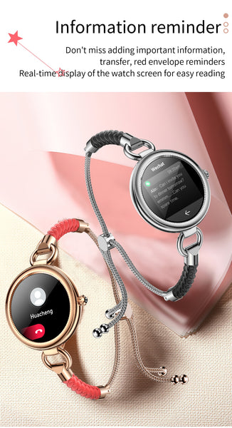 New Super Thin Multifunctional Fitness Tracker Sport Women's Smart Watch Bracelet For Android IOS