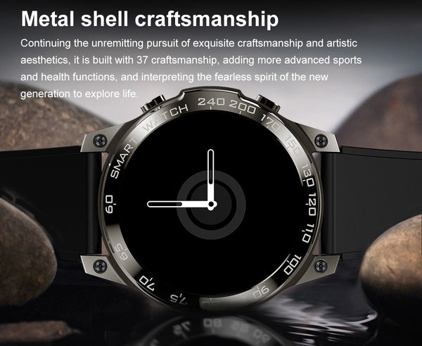 New IP68 Water-Resistant AMOLED Display Fitness Tracker Bluetooth Sports Smart Watch For Android IOS