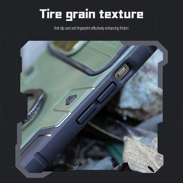 New Rugged Protective Armor Bumper Case With Camera Cover Ring Holder Kickstand For iPhone 14 Pro Max Series