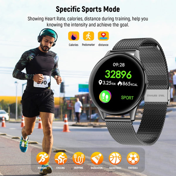 New Ultra Slim Fitness Tracker Multisport Smart Watch Bracelet For Android IOS