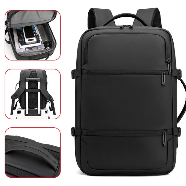 New Large Capacity Multifunctional Business Travel Water-Resistant Backpack Laptop Bag With USB Port