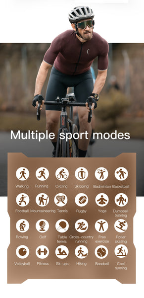 New Multisport Outdoor Fitness Tracker Sports Smart Watch With HD Touch Screen Bluetooth Calling