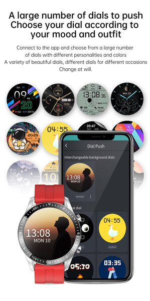 New Multisport IP68 Waterproof Fitness Tracker Sport Smart Watch For Android IOS