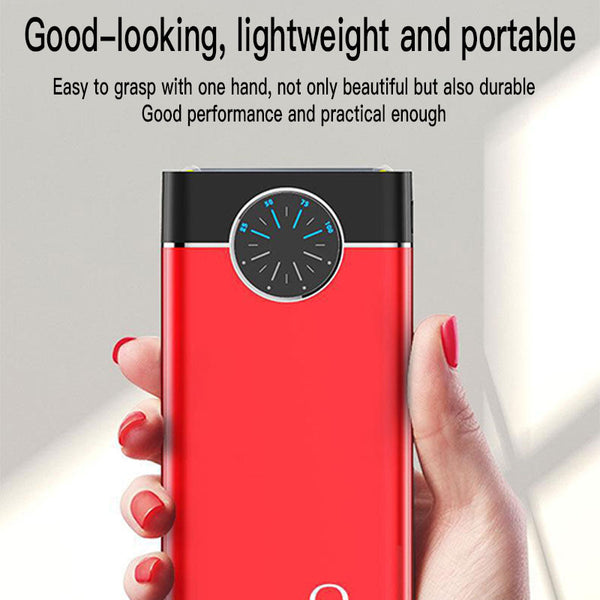 New Ultra Compact 80000mAh Power Bank External Battery Charger With Flashlight Compass For Travel Camping
