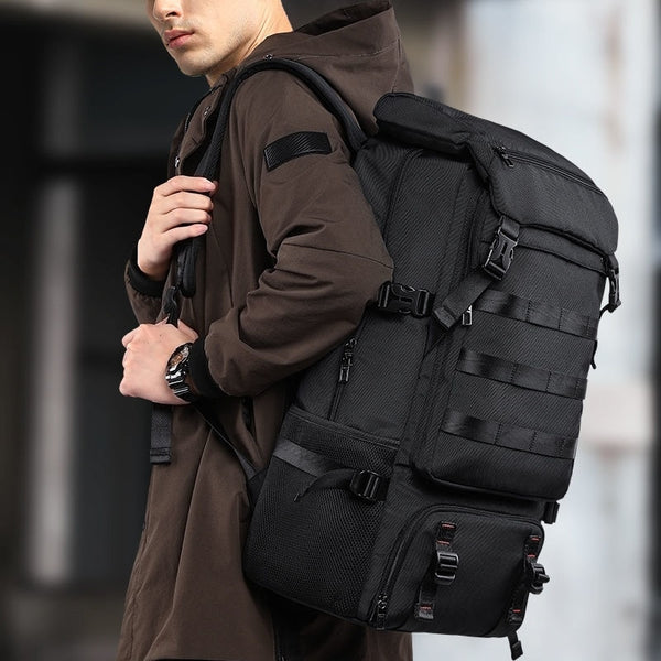 New Large Capacity Multifunctional Mountaineering Hiking Laptop Backpack With USB Port Shoe Compartment