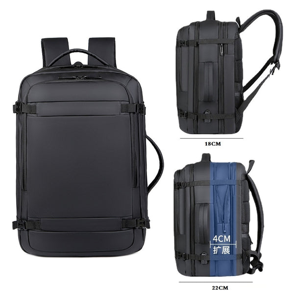 New Large Capacity Multifunctional Business Travel Water-Resistant Backpack Laptop Bag With USB Port