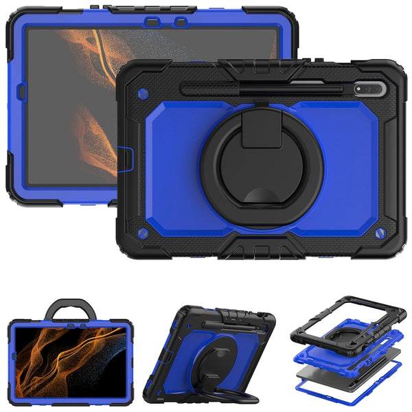 New Super Compact Flexible Case With Kickstand Shoulder Strap For Samsung Galaxy Tab S7 S8 Series