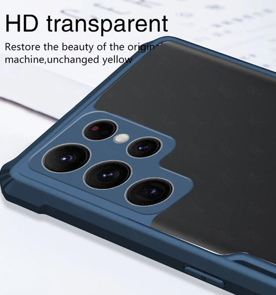New Transparent Acrylic Protective Coque Cover Case For Samsung Galaxy S22 Series