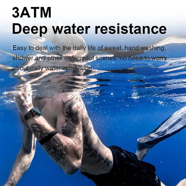 New IP68 Water-Resistant Outdoors Sport Fitness Tracker Smartwatch With Large 1.8 Inch HD Display