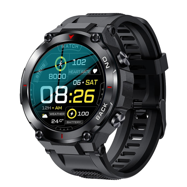 New Rugged Outdoor Multisport Fitness Tracker Sport Smartwatch With Long Standby For Android IOS