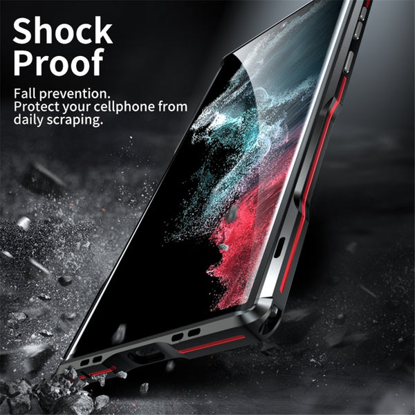 New Super Slim Protective Metallic Frame Case Shell For Samsung Galaxy S25 S24 S23 Ultra Series - Case Only (No Retail Package)