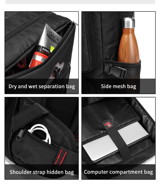 New Large Capacity Multifunctional Rugged Outdoor Mountaineering Backpack With Shoe Compartment