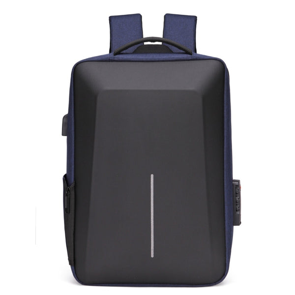 New Smart Lightweight Hard Shell Water Repellent Antitheft Backpack Laptop Bag With USB Port