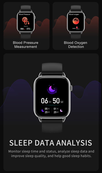 New 1.9 Inch Touch Screen Professional Waterproof Multisport Fitness Tracker Smart Watch For Android IOS