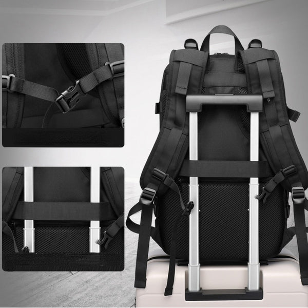 New Large Capacity Water-Resistant Outdoor Travel 15.6 Inch Laptop Backpack With USB Port