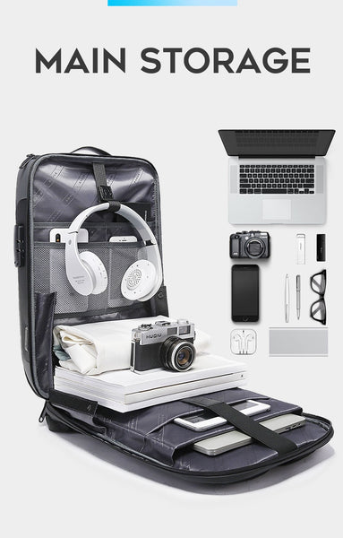 New Large Capacity 15.6 Inch Urban Laptop Bag Travel Backpack With USB Port