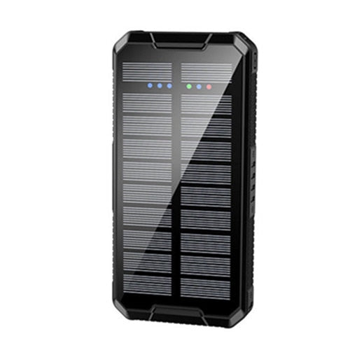 New High Capacity 80000mAh Outdoor Travel Solar Power Bank External Charger With LED Flashlight