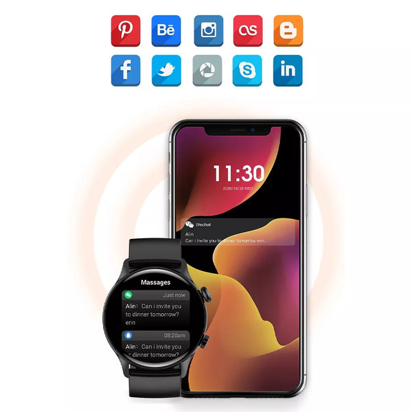 New IP68 Water-Resistant Fitness Tracker Bluetooth Men's Sports Smart Watch For Android IOS