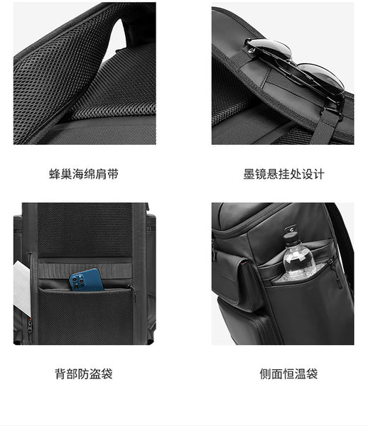 New 17 Inch Large Capacity Outdoor Mountaineering Travel Backpack With Shoe Compartment