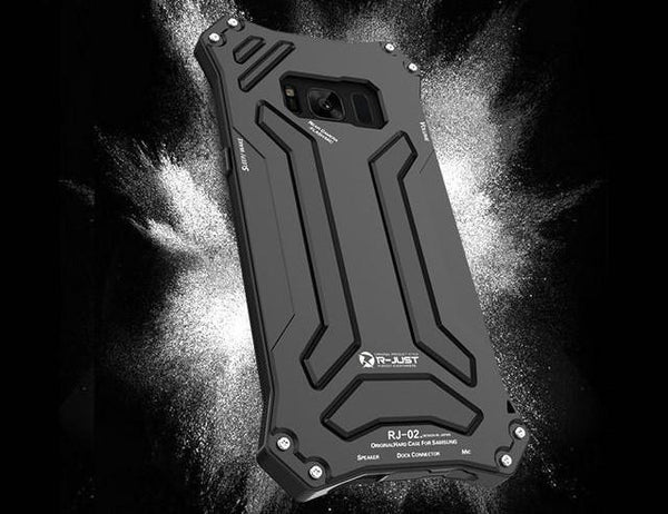 New Futuristic Style Aluminum Full Wrap Protective Metallic Case for iPhone 11 Pro Max Series.