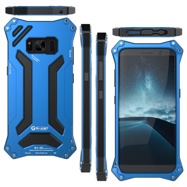 New Futuristic Style Aluminum Full Wrap Protective Metallic Case for iPhone 11 Pro Max Series.