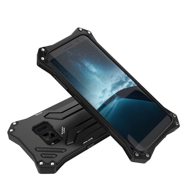 New Futuristic Style Aluminum Full Wrap Protective Metallic Case for iPhone 11 Pro Max Series.