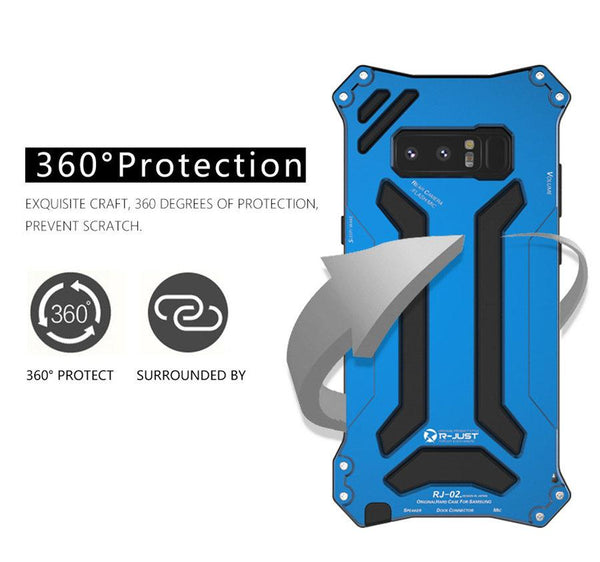 New Futuristic Style Aluminum Full Wrap Protective Metallic Case for iPhone 11 Pro Max Series.