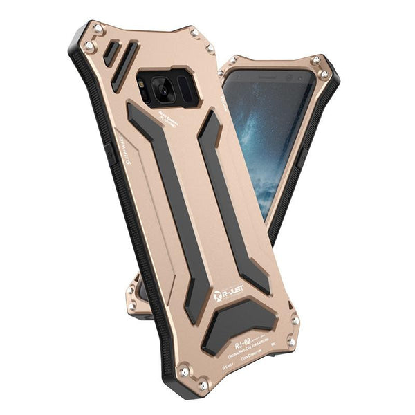 New Futuristic Style Aluminum Full Wrap Protective Metallic Case for iPhone 11 Pro Max Series.